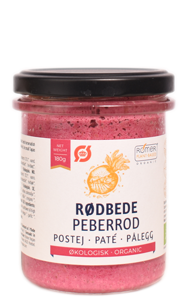 Rødbede & Peberrod Postej 180g Økologisk VEG